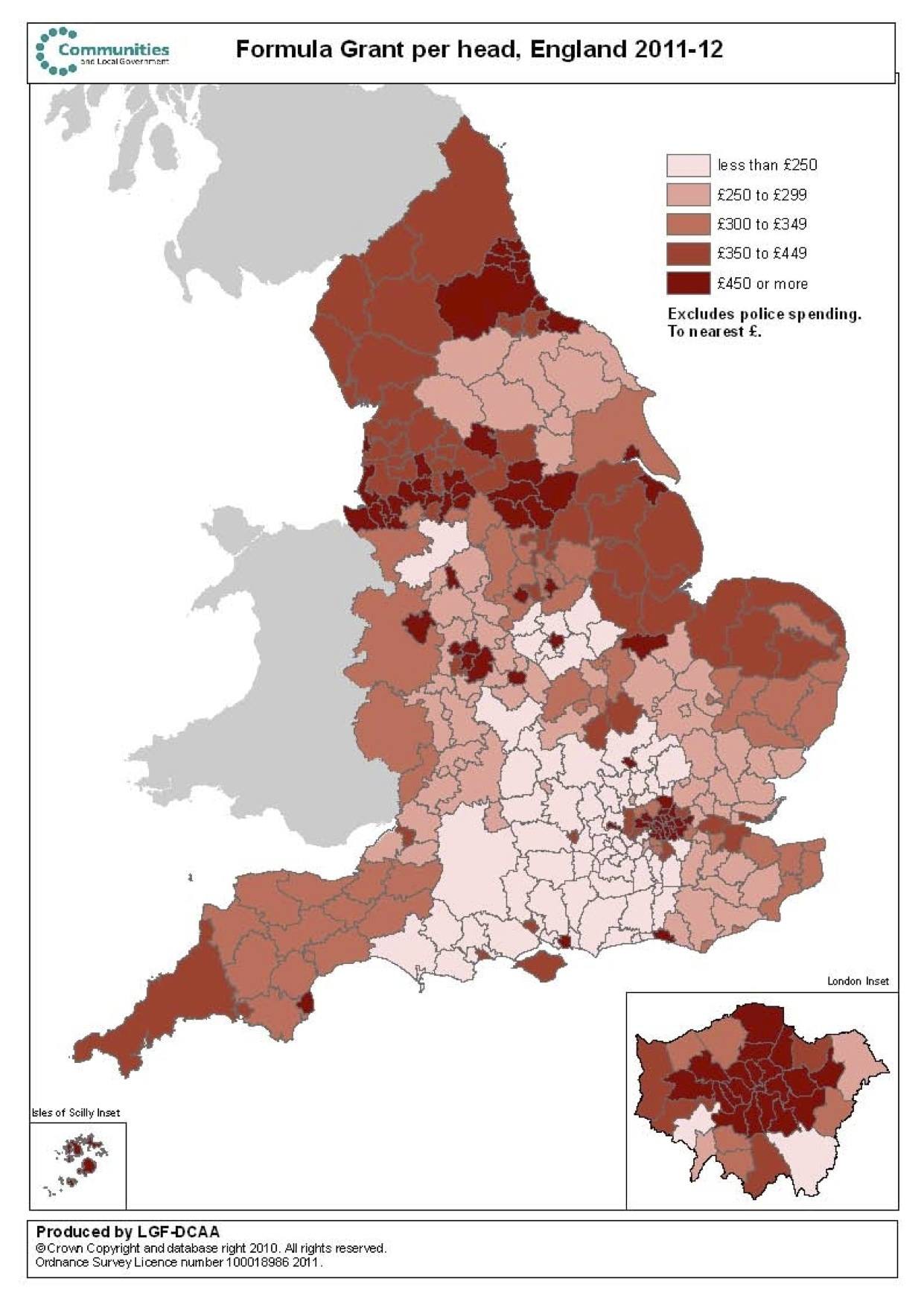 Government settlement map