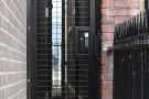 Alleyway after the new gates were installed