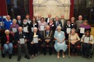 The Mayor and award winners at The Mayor's Volunteer Awards 2012